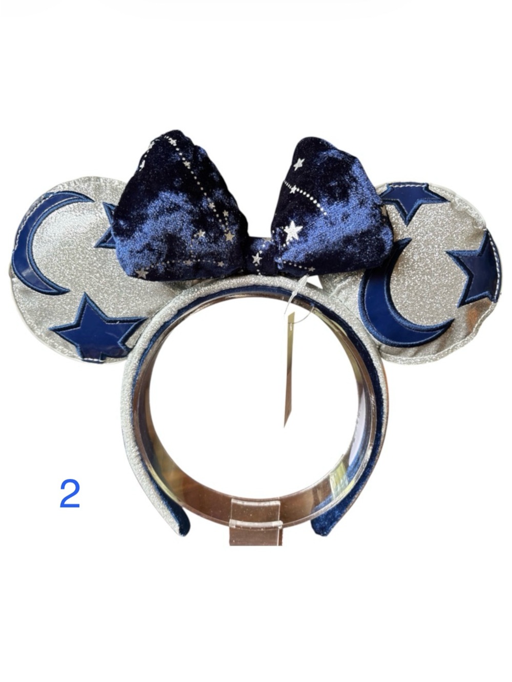 Disney Parks Fantasia Constellation Star Moon Sorcerer Mickey Ear Headband NEW 2